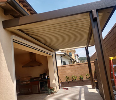 Modern custom patio design