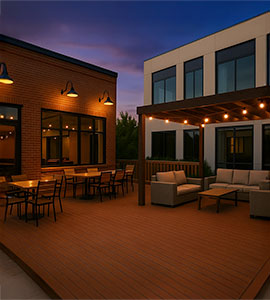 Commercial Patio Construction